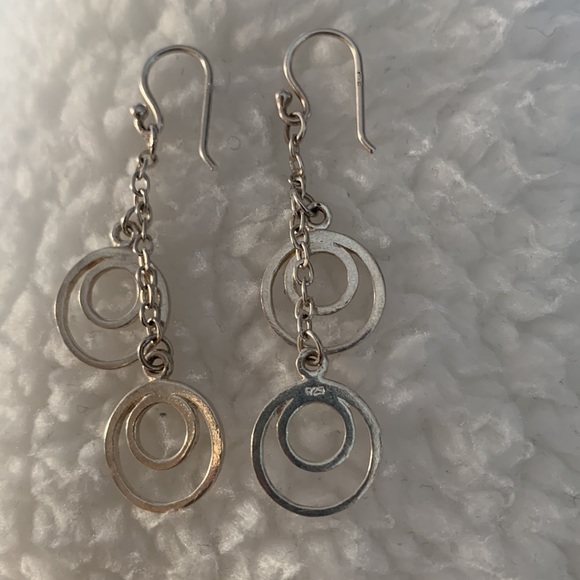 Fun Sterling silver dangle earrings. - Picture 4 of 4